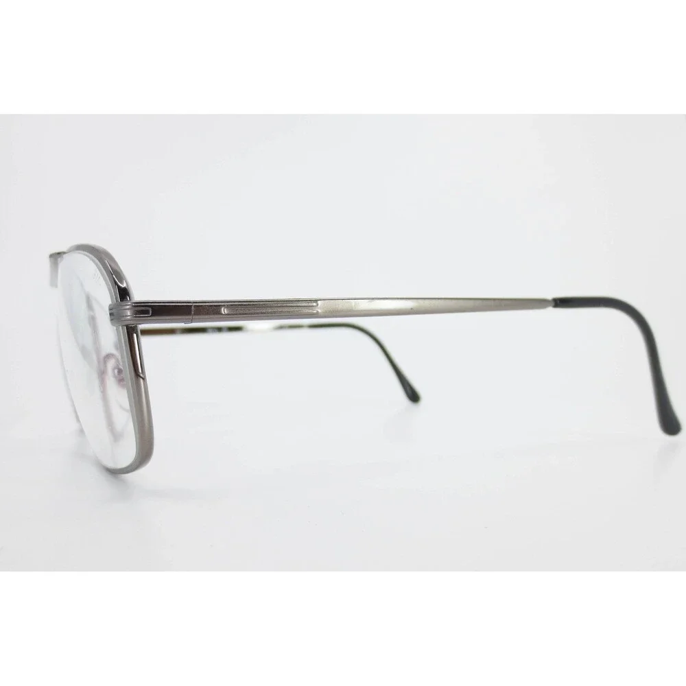 3M Beta Z87-2+ Eyeglasses Gunmetal Aviator Double Bridge Frames 56-18-140
